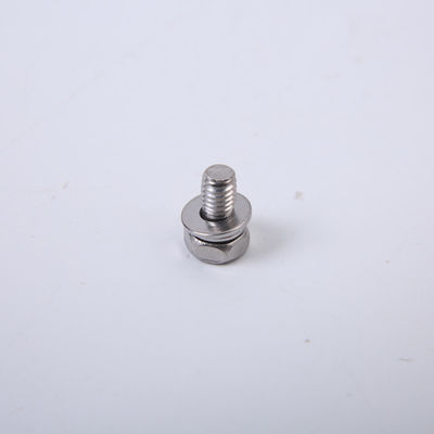 めっきされた炭素鋼にねじで締めるM3M4M5M6鍋のヘッド組合せねじ3セットをニッケルを被せなさい