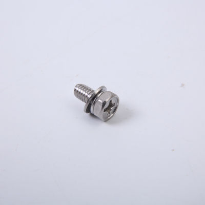 めっきされた炭素鋼にねじで締めるM3M4M5M6鍋のヘッド組合せねじ3セットをニッケルを被せなさい