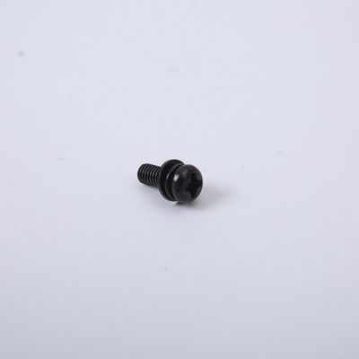 十字の引込められた鍋の頭部はGB9074.8黒い円形の頭部の平らなスプリング ウオッシャーM2M3M4M6をねじで締める