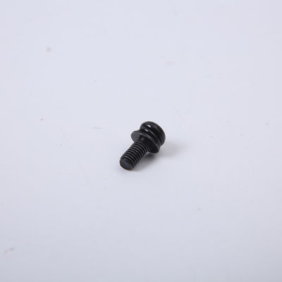 十字の引込められた鍋の頭部はGB9074.8黒い円形の頭部の平らなスプリング ウオッシャーM2M3M4M6をねじで締める