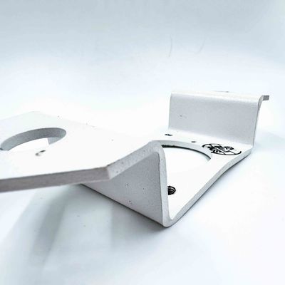 注文の精密薄板金の製作の部品は/コーティングの鋼鉄押す部品を粉にする