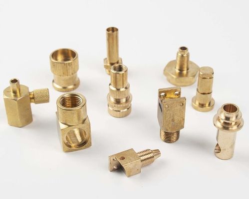 CNCの機械化のカスタマイズされた精密黄銅を回した部品を真鍮のネジ