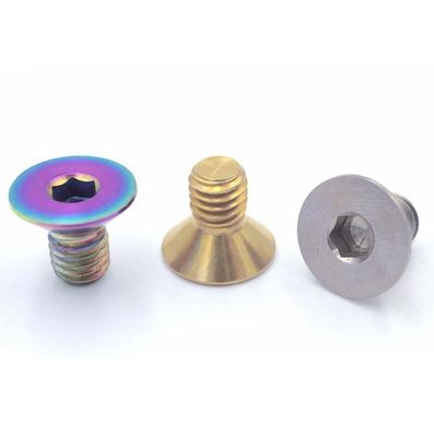 チタニウムの合金のハンドルねじM5x18x20はガスケットが付いている固定ねじを扱う