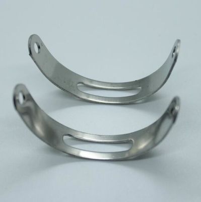 曲げられるカスタマイズされる部品の半円のステンレス鋼 リングの押に金属をかぶせなさい