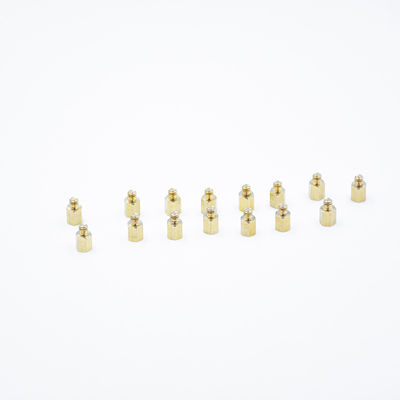 磨き ターニング 機械 青銅 平頭 スクリュー CNC ターニング パーツ