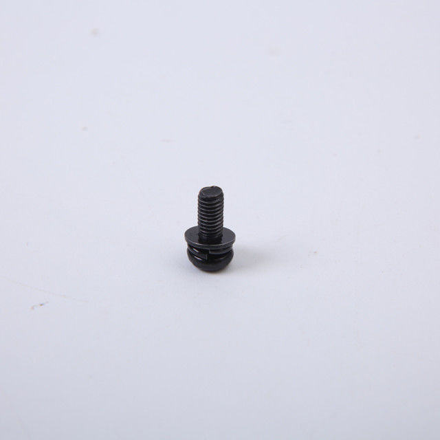 十字の引込められた鍋の頭部はGB9074.8黒い円形の頭部の平らなスプリング ウオッシャーM2M3M4M6をねじで締める